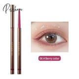 1Pc Matte Black Eyeliner Gel Pencil Fast-Drying Waterproof Anti-Sweat Lasting Eye Liner Brown Pen