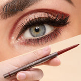 1Pc Matte Black Eyeliner Gel Pencil Fast-Drying Waterproof Anti-Sweat Lasting Eye Liner Brown Pen