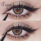 1Pc Matte Black Eyeliner Gel Pencil Fast-Drying Waterproof Anti-Sweat Lasting Eye Liner Brown Pen