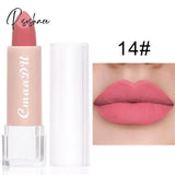 1Pc Matte Nude Lipstick Waterproof Long Lasting Non-Stick Cup Sexy Red Pink Velvet Lipsticks Women