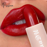 1Pc Matte Nude Lipstick Waterproof Long Lasting Non-Stick Cup Sexy Red Pink Velvet Lipsticks Women