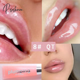 1Pc Moisturizing Plumping Lip Gloss Long Lasting Plumper Makeup Glitter Nutritious Liquid Lipstick