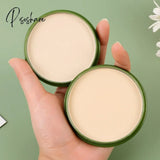 1Pc Waterproof 99% Aloe Vera Moisturizing Face Powder Smoothing Pressed Breathable Makeup Concealer