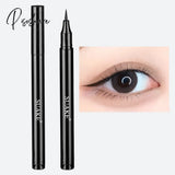 1Pc Waterproof Eyeliner Liquid Pen Long Lasting Quick Drying Smooth Makeup Beauty Matte Black Stamp