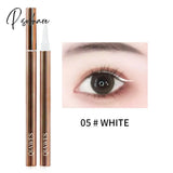 1Pc Waterproof Eyeliner Liquid Pen Long Lasting Quick Drying Smooth Makeup Beauty Matte Black Stamp