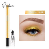 1Pc Waterproof Pearlescent Silkworm Eyeshadow Pen Long Lasting Not Blooming Shiny High Gloss Lying