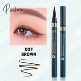 1Pc Weatproof Liquid Eyeliner Pencil Quick Dry Smudge-Proof Long-Lasting Black Brown White Pen Eye