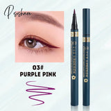 1Pc Weatproof Liquid Eyeliner Pencil Quick Dry Smudge-Proof Long-Lasting Black Brown White Pen Eye