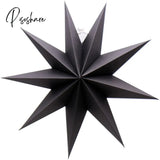 1Pcs 27Cm 3D Angles Paper Star Hanging Reusable Christmas Party Tree Ornament Home Wedding Bedroom