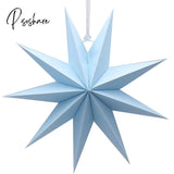 1Pcs 27Cm 3D Angles Paper Star Hanging Reusable Christmas Party Tree Ornament Home Wedding Bedroom