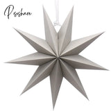 1Pcs 27Cm 3D Angles Paper Star Hanging Reusable Christmas Party Tree Ornament Home Wedding Bedroom