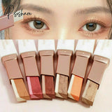 1Pcs Professional 2 In 1 Double Color Gradient Velvet Eye Shadow Stick Lazy Makeup Waterproof