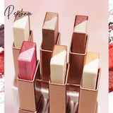 1Pcs Professional 2 In 1 Double Color Gradient Velvet Eye Shadow Stick Lazy Makeup Waterproof