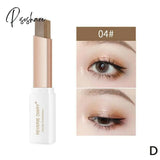 1Pcs Professional 2 In 1 Double Color Gradient Velvet Eye Shadow Stick Lazy Makeup Waterproof