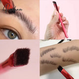 1Pcs Wild Eyebrow Brush Square Stereoscopic Painting Hairline Paste Concealer Artifact Brow Makeup