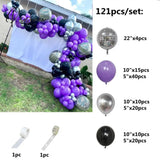 1Set Back To 80S 90S Theme Balloon Garland Arch Disco 4D Radio Balloons Retro Party Decorations Hip