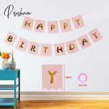 1St 1 2 3 4 5 6 7 8 9 Years Old Happy Birthday Number Foil Balloons Baby Girl First Party