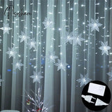 2023 Navidad Balls Moon Star Curtain Lights Fairy Garland Christmas Decorations For Home Outdoor