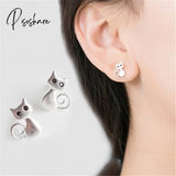 2023 New Funny Small Black Cat Earring For Women Girl Fashion Cute Animal Earrings Party Jewelry