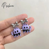 2023 New Funny Small Black Cat Earring For Women Girl Fashion Cute Animal Earrings Party Jewelry