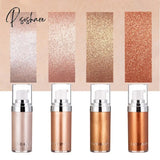 20Ml Spray Liquid Highlighter Body Bronzer Oil Mist Highlight Illuminator Cosmetic Shimmer Face