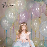 20Pcs/Lot 12Inch Crystal Bubble Balloons Colorful Transparent Latex Birthday Party Decor Wedding