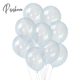 20Pcs/Lot 12Inch Crystal Bubble Balloons Colorful Transparent Latex Birthday Party Decor Wedding
