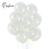 20Pcs/Lot 12Inch Crystal Bubble Balloons Colorful Transparent Latex Birthday Party Decor Wedding
