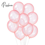 20Pcs/Lot 12Inch Crystal Bubble Balloons Colorful Transparent Latex Birthday Party Decor Wedding
