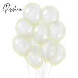 20Pcs/Lot 12Inch Crystal Bubble Balloons Colorful Transparent Latex Birthday Party Decor Wedding