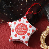 20Pcs/Lot Christmas Candy Chocolate Paper Boxes New Years Party Child Gift Packing Tree Pendant