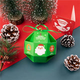 20Pcs/Lot Christmas Candy Chocolate Paper Boxes New Years Party Child Gift Packing Tree Pendant