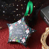 20Pcs/Lot Christmas Candy Chocolate Paper Boxes New Years Party Child Gift Packing Tree Pendant