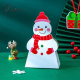 20Pcs/Lot Christmas Candy Chocolate Paper Boxes New Years Party Child Gift Packing Tree Pendant