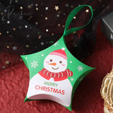 20Pcs/Lot Christmas Candy Chocolate Paper Boxes New Years Party Child Gift Packing Tree Pendant