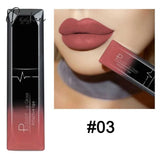 21 Color Waterproof Matte Velvet Lip Gloss Long Lasting Non-Stick Cup Metal Liquid Lipstick Sexy