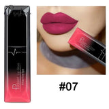 21 Color Waterproof Matte Velvet Lip Gloss Long Lasting Non-Stick Cup Metal Liquid Lipstick Sexy