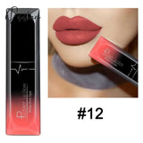 21 Color Waterproof Matte Velvet Lip Gloss Long Lasting Non-Stick Cup Metal Liquid Lipstick Sexy