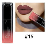 21 Color Waterproof Matte Velvet Lip Gloss Long Lasting Non-Stick Cup Metal Liquid Lipstick Sexy