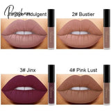 24 Colors Liquid Lipstick Makeup Waterproof Matte Red Lip Gloss Long Lasting Nude Tint Pigment