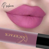 24 Colors Liquid Lipstick Waterproof Matte Nude Pigment Red Long Lasting Non-Stick Cup Lip Gloss