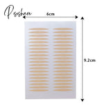 240Pc Invisible Eyelid Stickers Lace Mesh Big Eyes Lift Strips Transparent Adhesive Waterproof