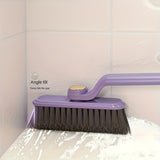 1pc Multi-Functional 3-in-1 Bathroom & Kitchen Tile Cleaning Brush with 360 Degree Rotating Crevice Brush, Hard Bristle Wall Floor Scrubber, Medium Firmness, No Electricity Needed, Plastic Material, Includes Multiple Componen