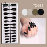 24Pcs Summer Short Natural Nude White French Nail Tips False Fake Nails Acrylic Press On Ultra Easy