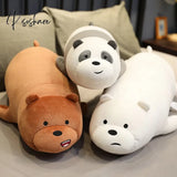 28-78CM Cartoon Forest Animal Panda Plush Toys Soft Down Cotton Padded Comfortable Fabric Home Decoration Cushion Pillow Панда