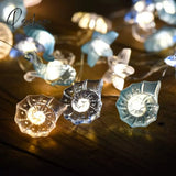 2M 20Led Starfish String Lights Under The Sea Party Led Fairy Light Mermaid Birthday Decorations