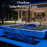 2Pcs Outdoor Solar Light Ip65 Waterproof Portable Garden No Wires Required For Home Landscape