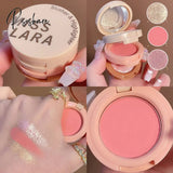 3 In 1 Matte Highlighter Blush Palette Multifunctional Face Makeup Pearly Shiny Eyeshadow Contour 01