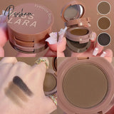 3 In 1 Matte Highlighter Blush Palette Multifunctional Face Makeup Pearly Shiny Eyeshadow Contour