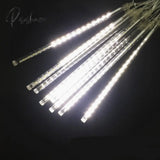 30/50Cm 8 Tube Meteor Shower Rain Led String Lights Christmas Tree Decorations Street Garland For